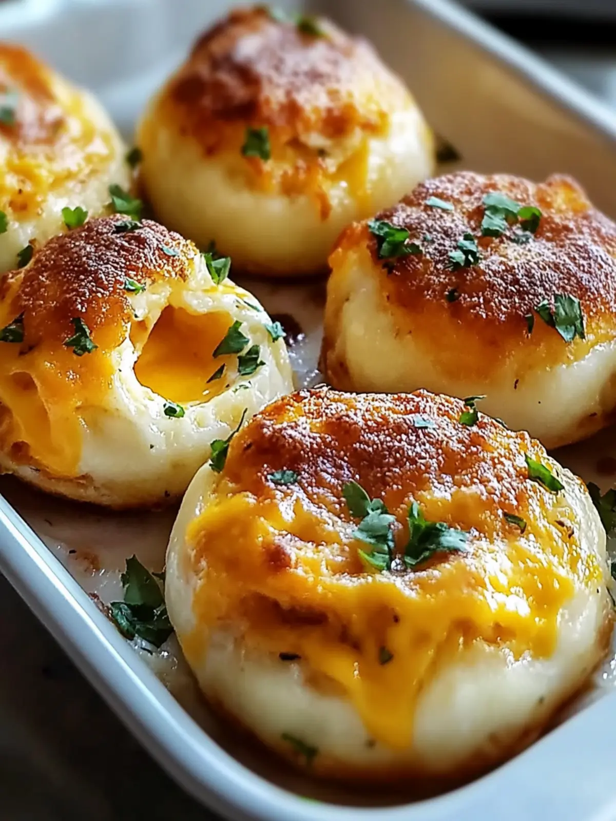 Breakfast Bombs – Easy Cheesy Baked Breakfast