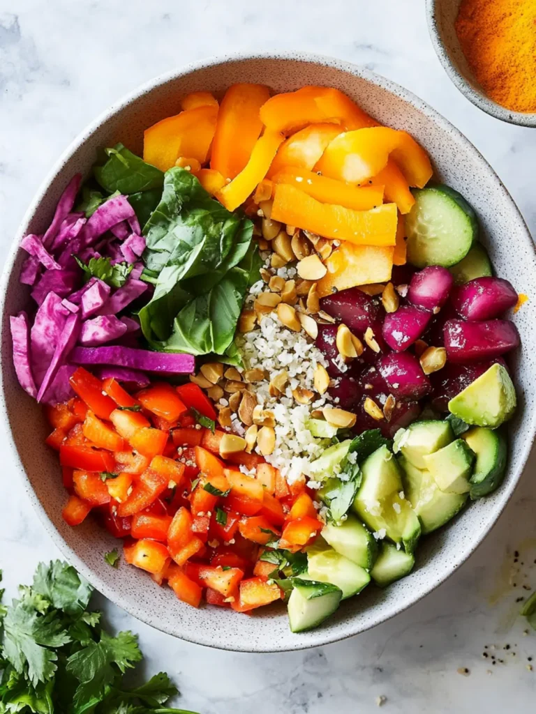 Pride Month Vibrant Rainbow Bowl