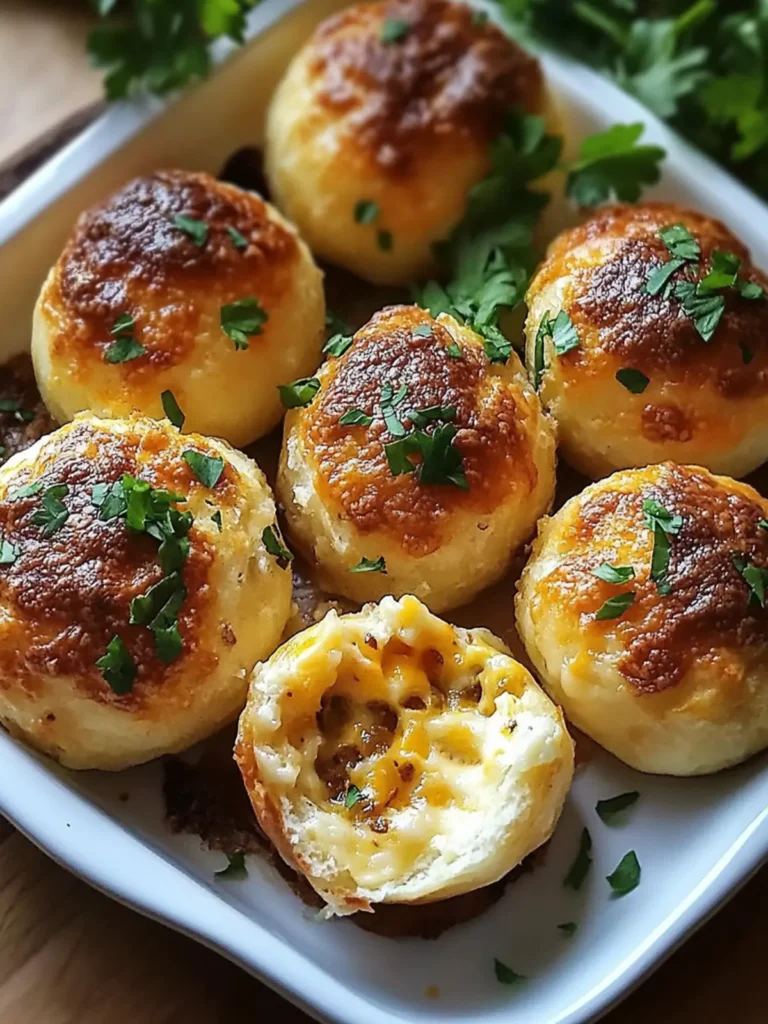 Breakfast Bombs – Easy Cheesy Baked Breakfast