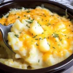 Crockpot Creamy and Cheesy Potatoes