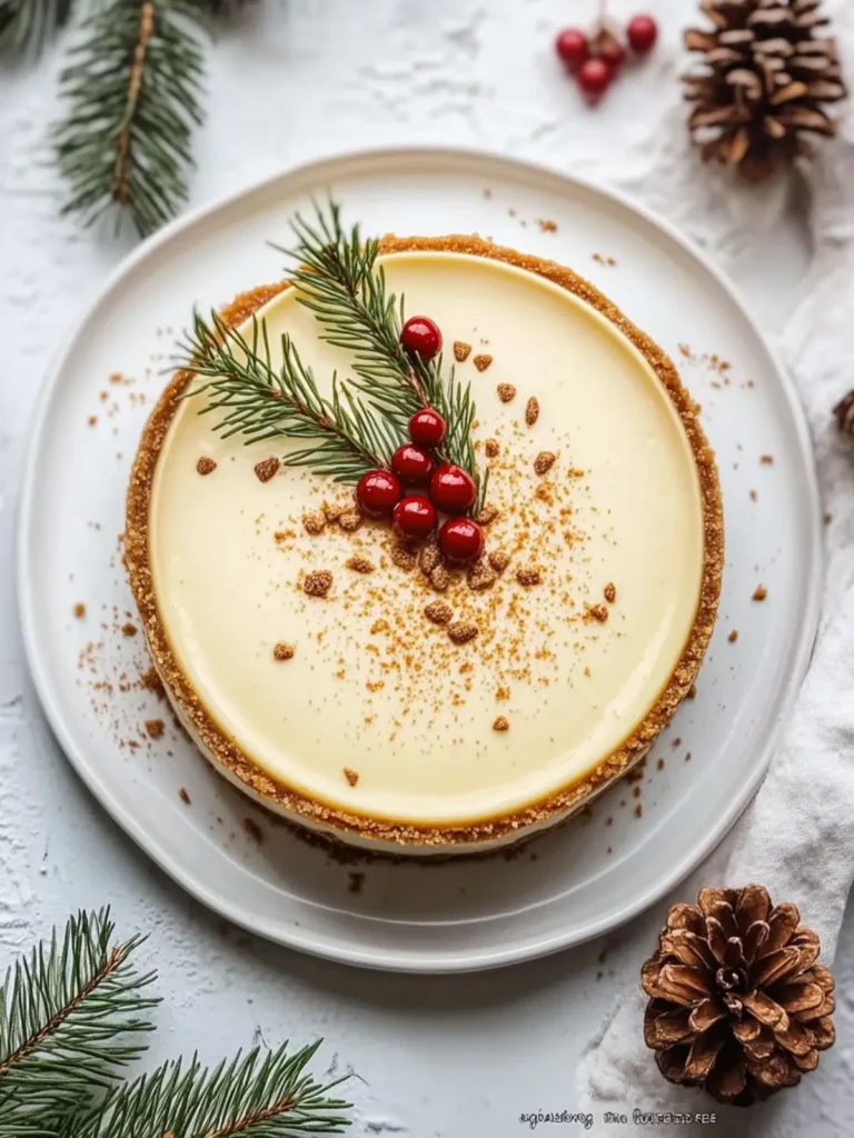 Eggnog Cheesecake