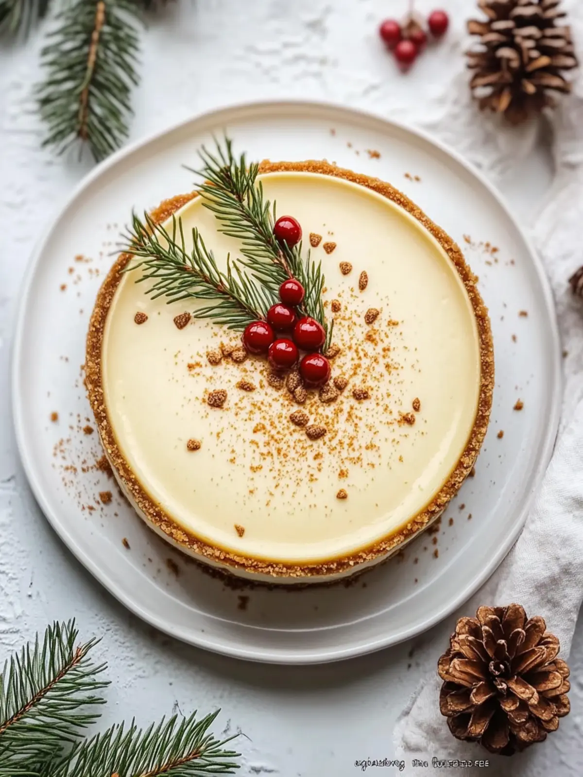 Eggnog Cheesecake