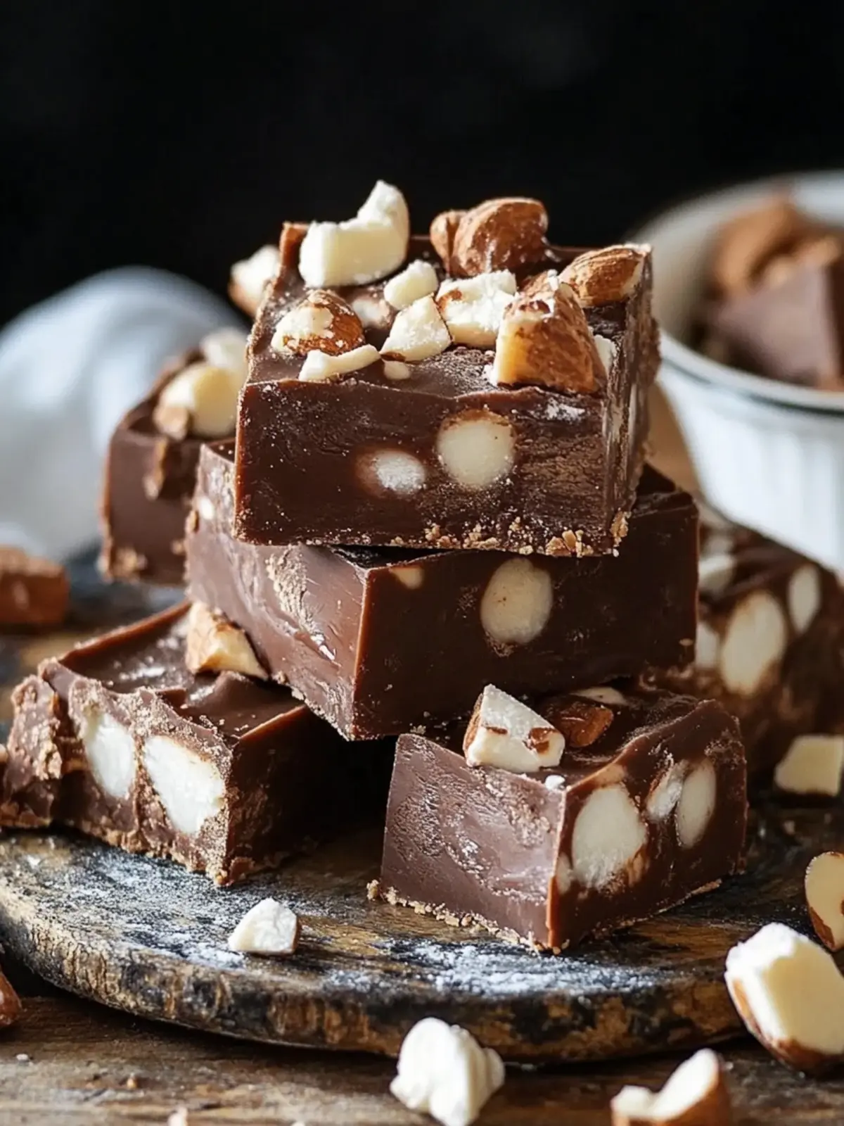 Rocky Road Fudge: Indulge in a Sweet, Nutty Delight 3 Rocky road fudge