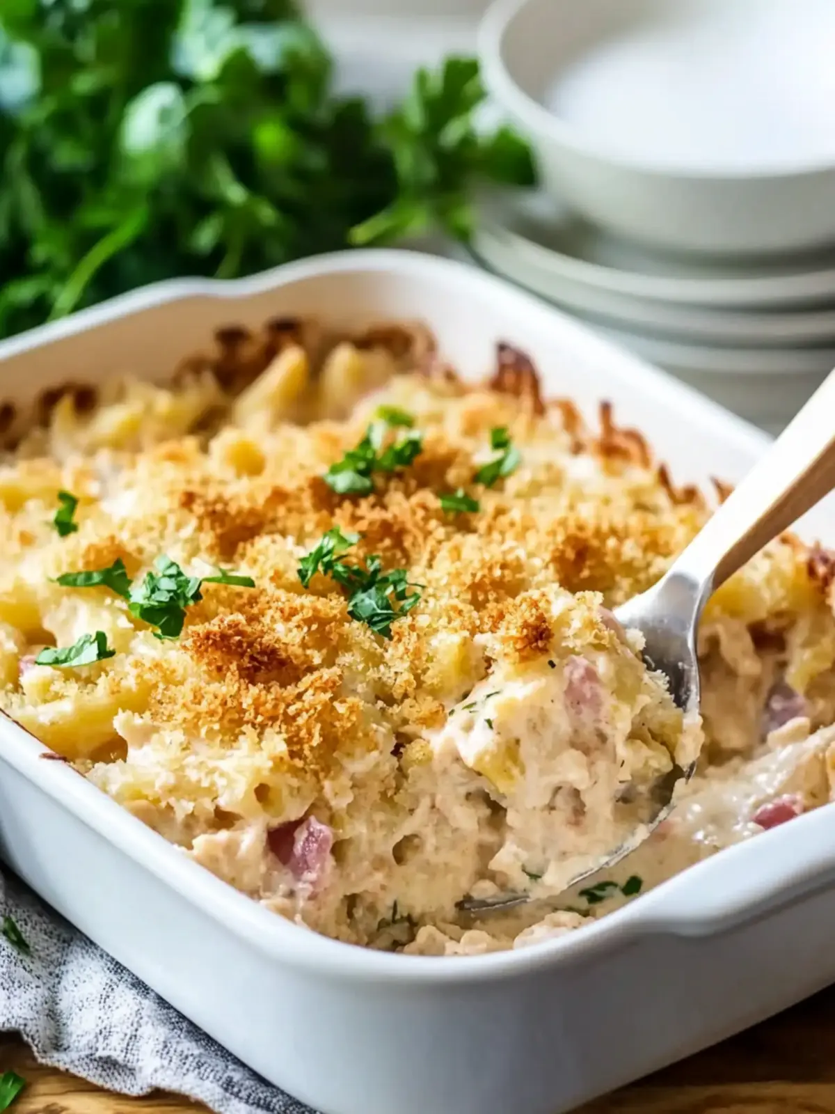 Chicken Cordon Bleu Casserole