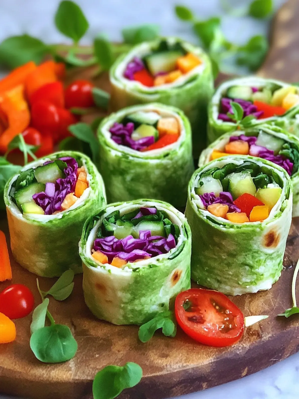 Father's Day Delight: Fresh Spinach Tortilla Wraps Recipe 4 Father's Day