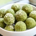 Matcha green tea energy bites