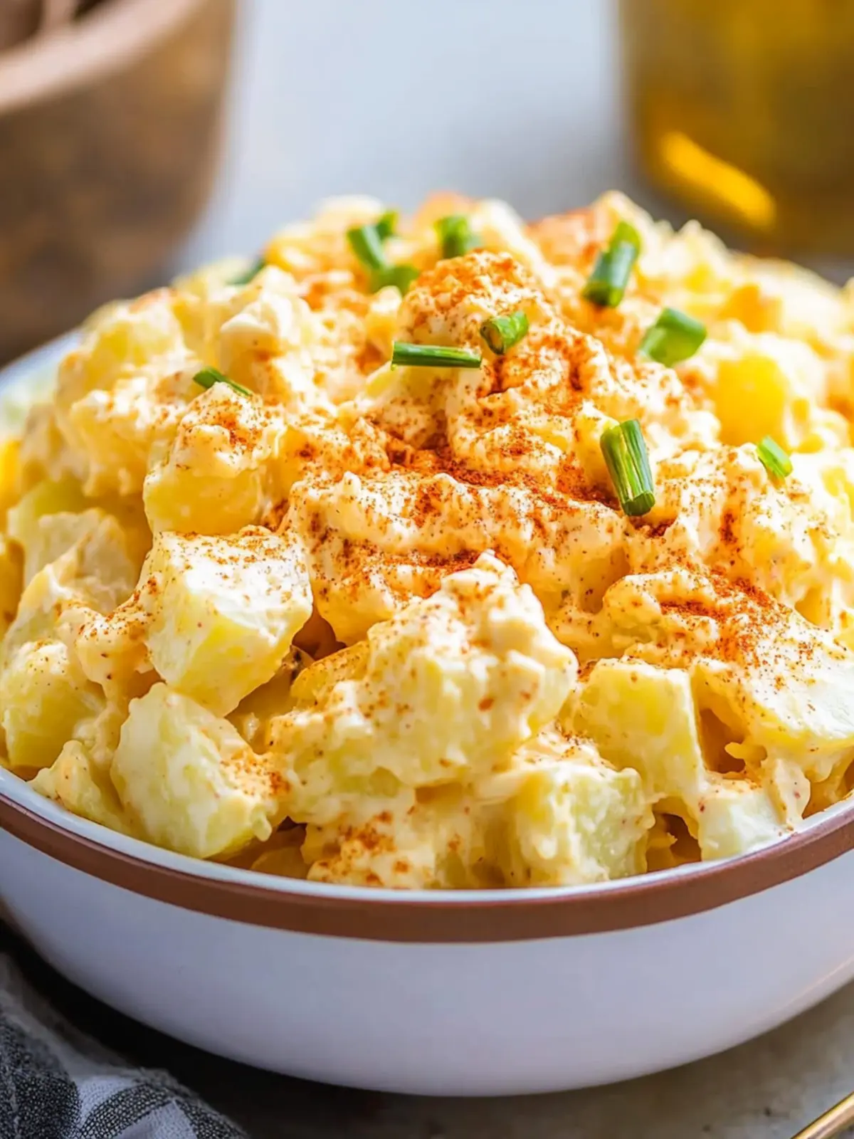 Amish Potato Salad with a Sweet Mustard Dressing
