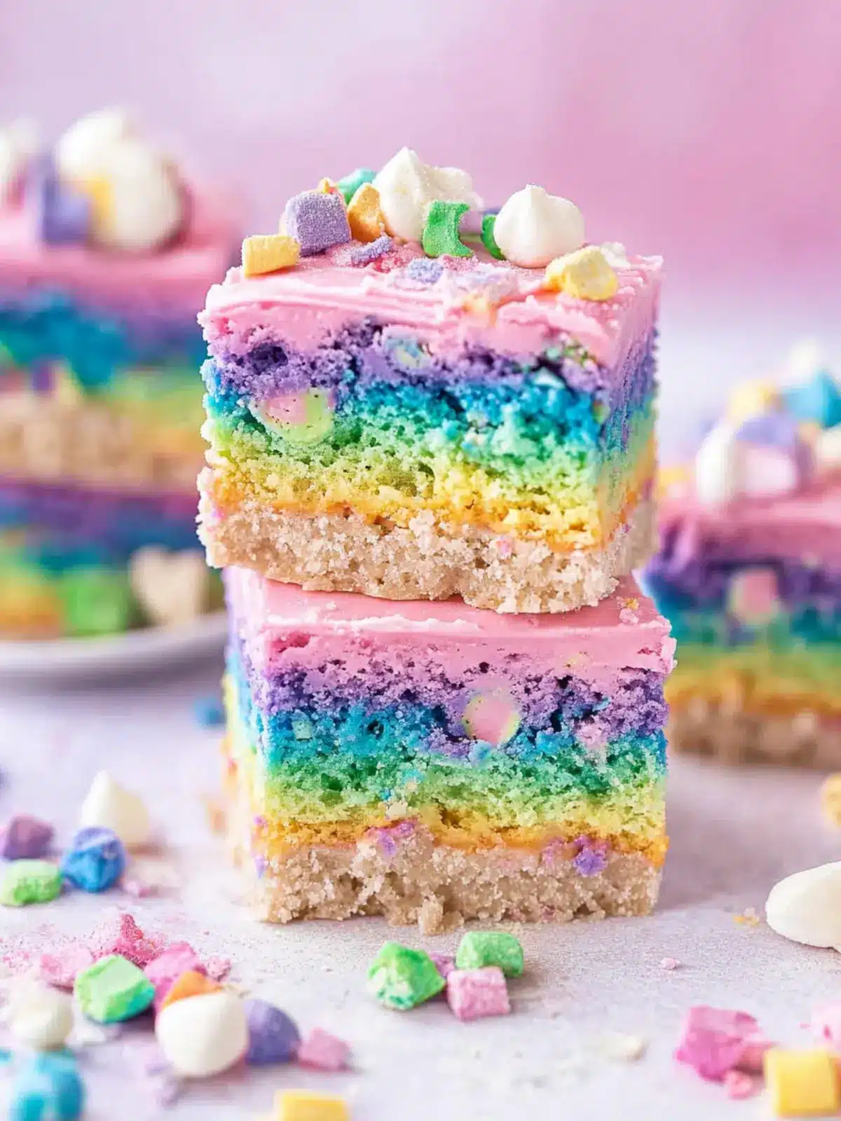 Pride Month Magical Rainbow Bars
