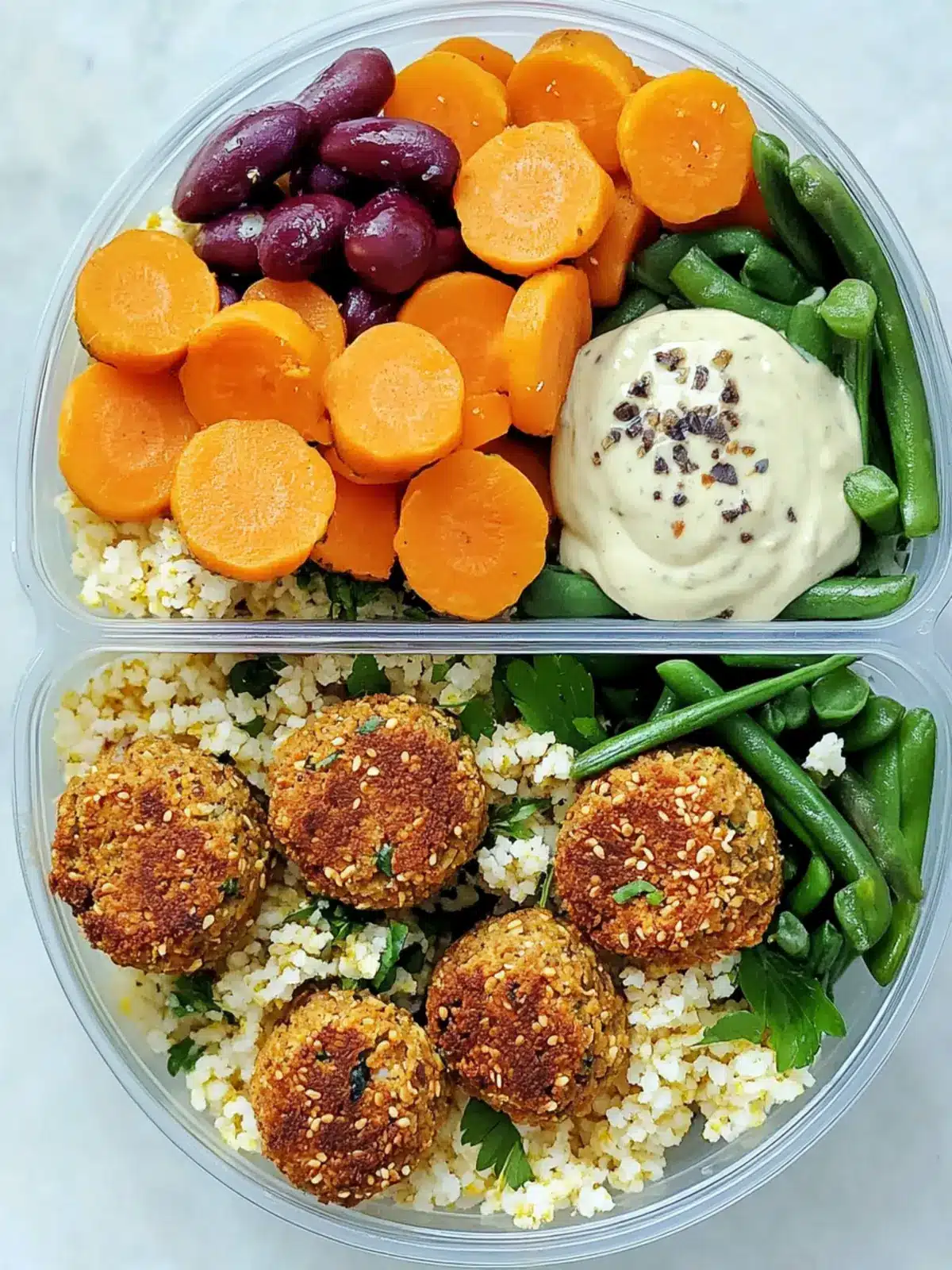 Delicious Disability Month Meal-Prep Falafel Bowls with Tahini 2 Disability Month Meal-Prep Falafel Bowls with Tahini Sauce