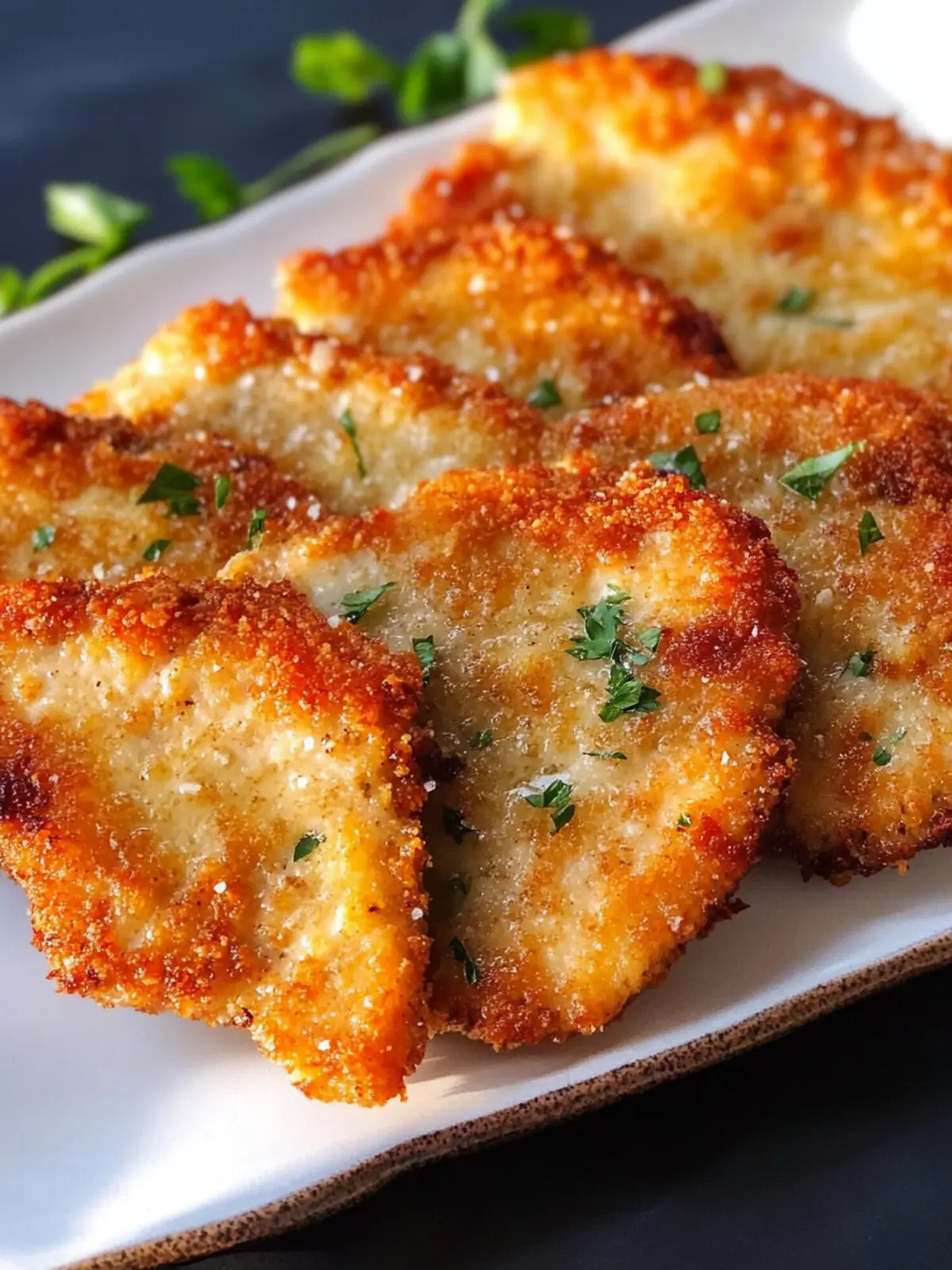 Crispy Parmesan Crusted Pork Chops