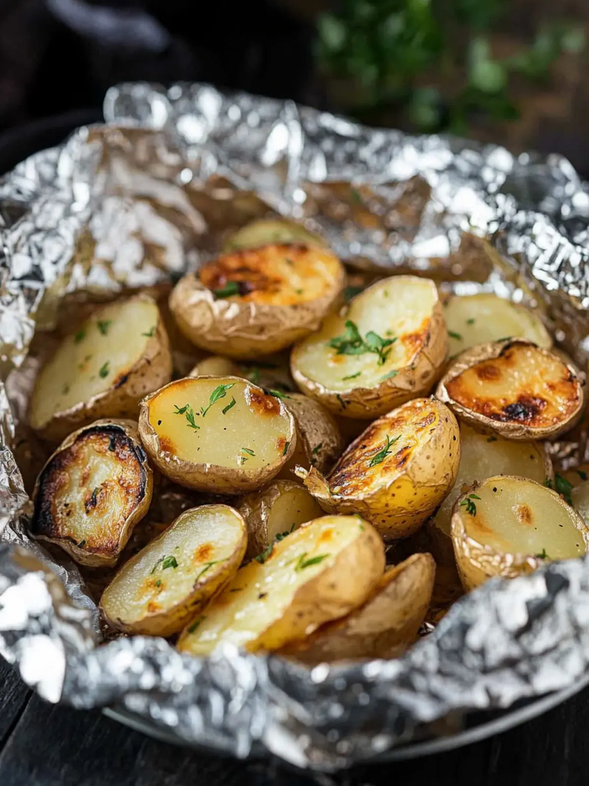 Deliciously Grilled Potatoes in Foil: A Flavorful Twist! 4 Grilled Potatoes in Foil