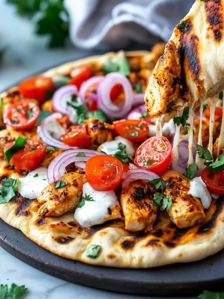 Chicken Shawarma Flatbread