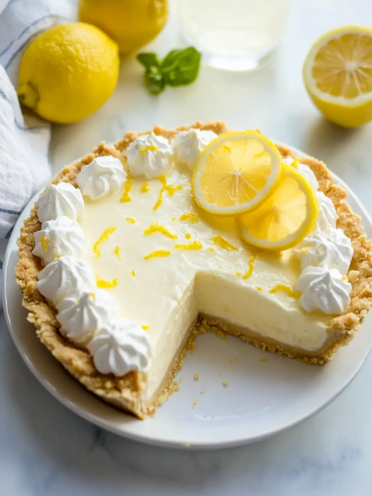 Frozen Lemonade Pie: A Refreshing Twist for Hot Days 4 Frozen Lemonade Pie