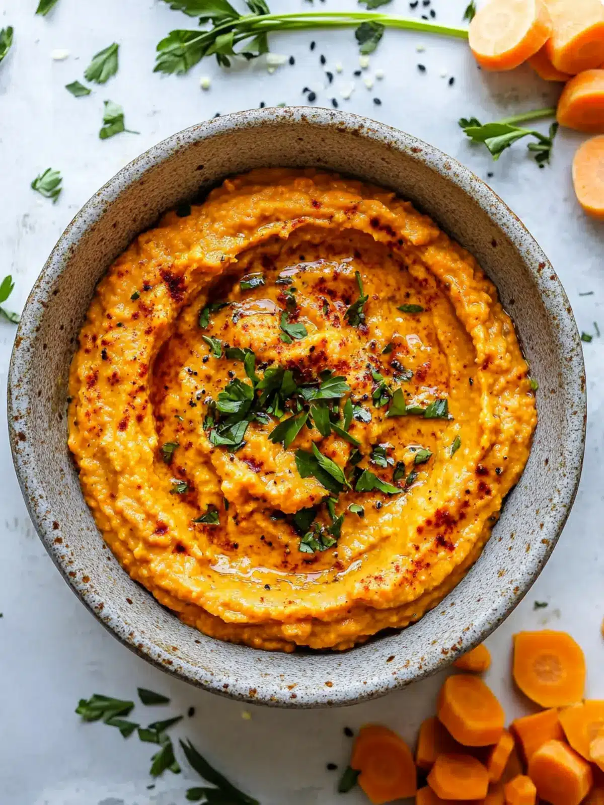 Spicy Harissa Carrot Dip: A Flavor Boost for Any Snack! 2 Harissa Carrot Dip