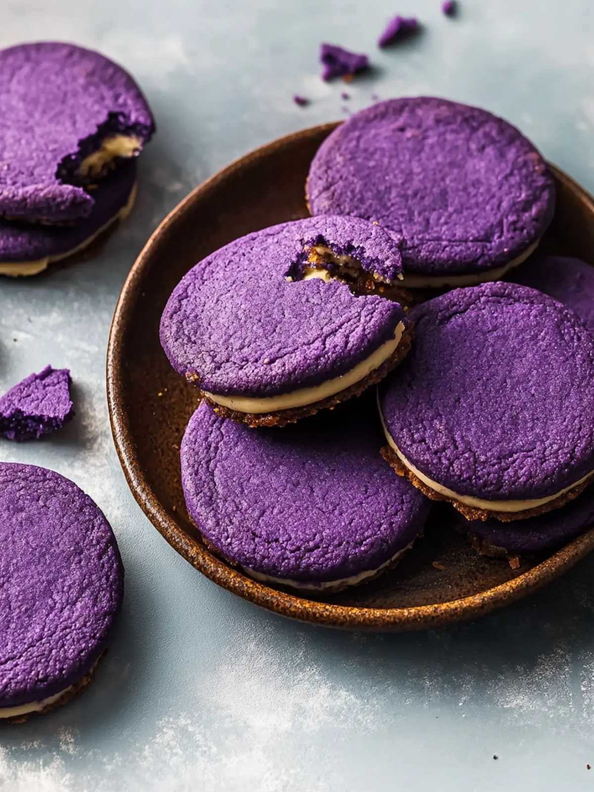 Mouthwatering Vegan Ube Cookies for Sweet Cravings 5 Vegan Ube Cookies
