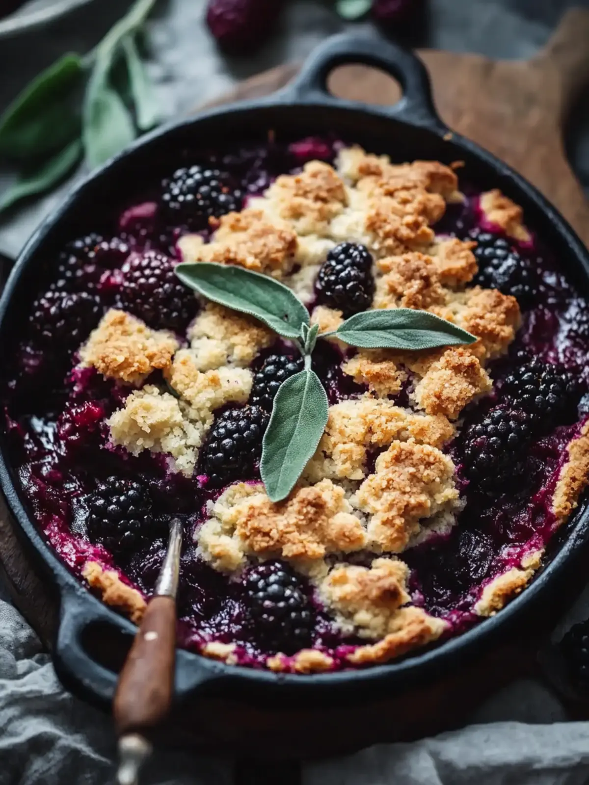 Dark Clouds Blackberry & Sage Cobbler