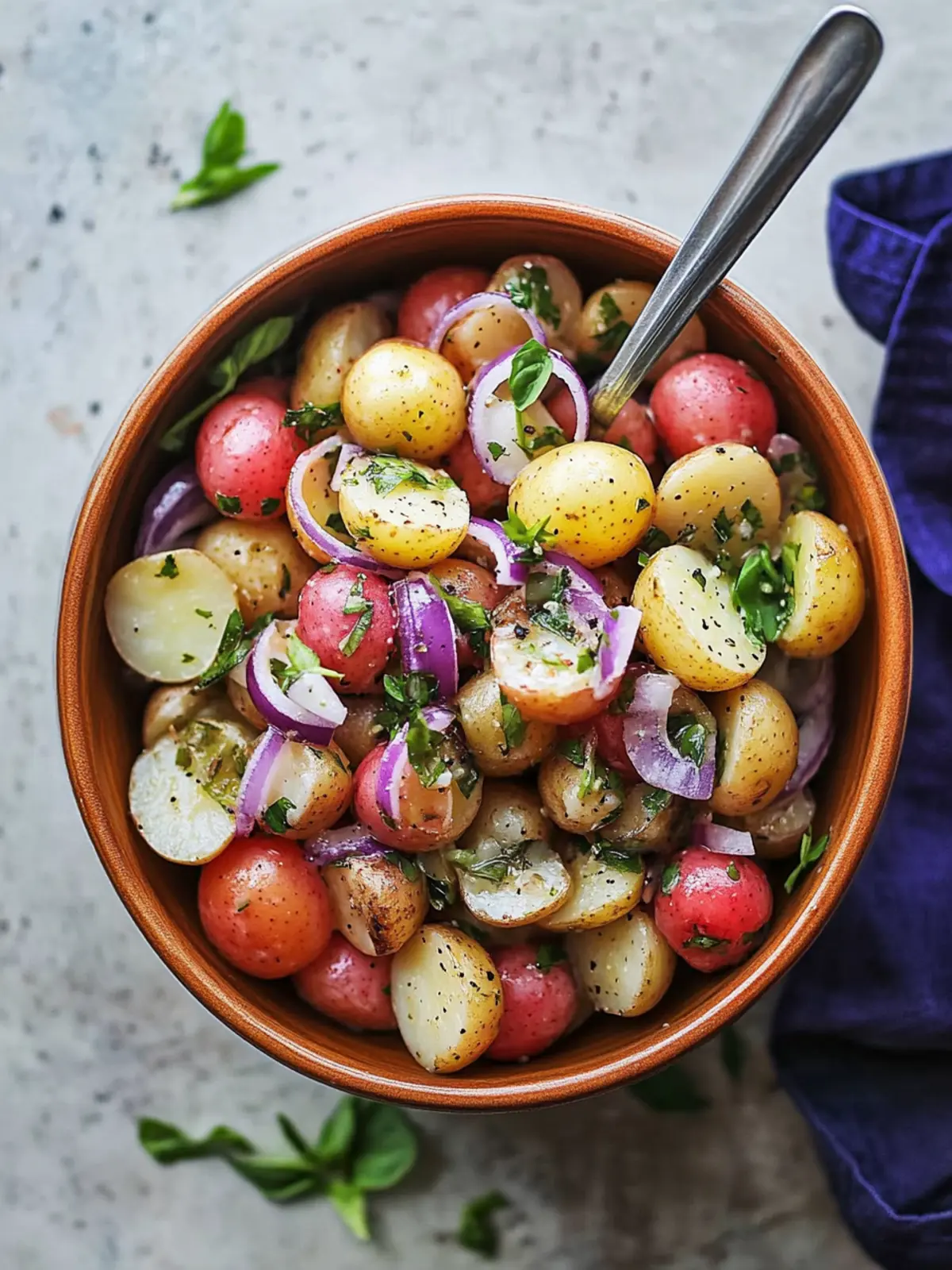 Savory Baby Potatoes Salad with a Zesty Twist 2 Baby Potatoes Salad