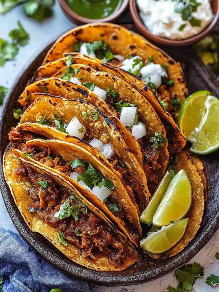 Father's Day Authentic and Flavorful Slow Cooker Birria Tacos