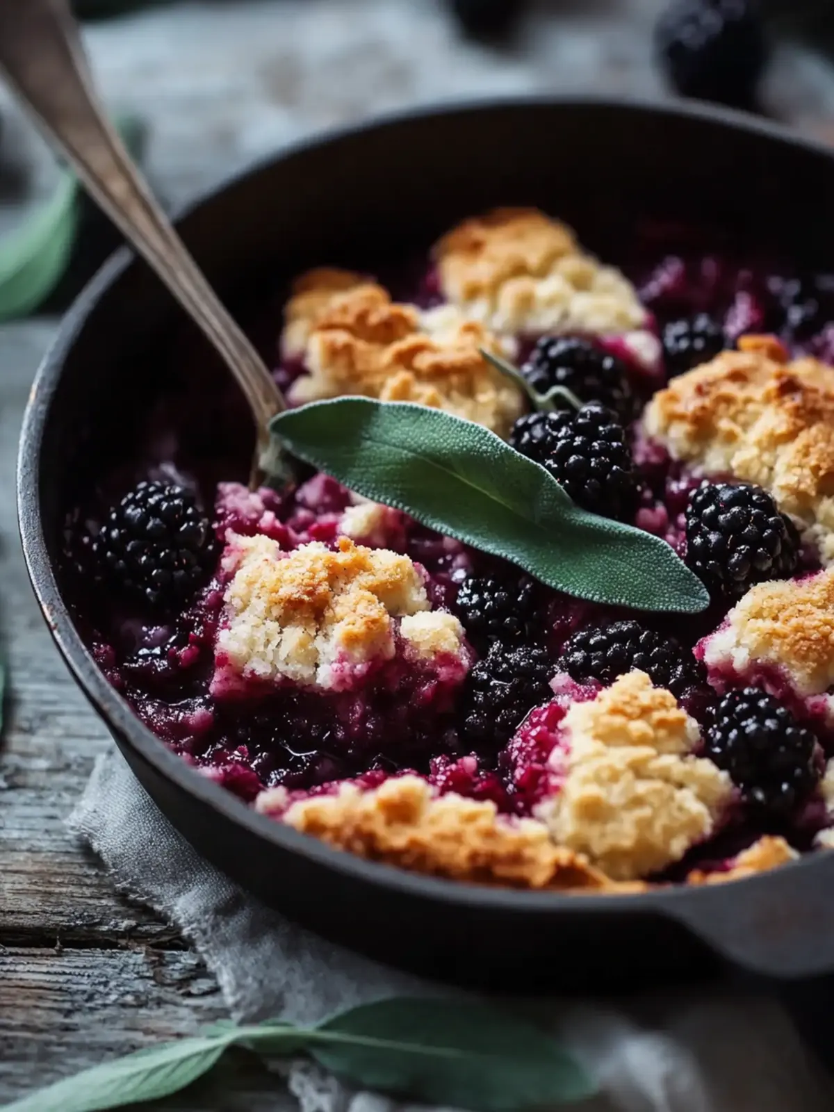 Dark Clouds Blackberry & Sage Cobbler