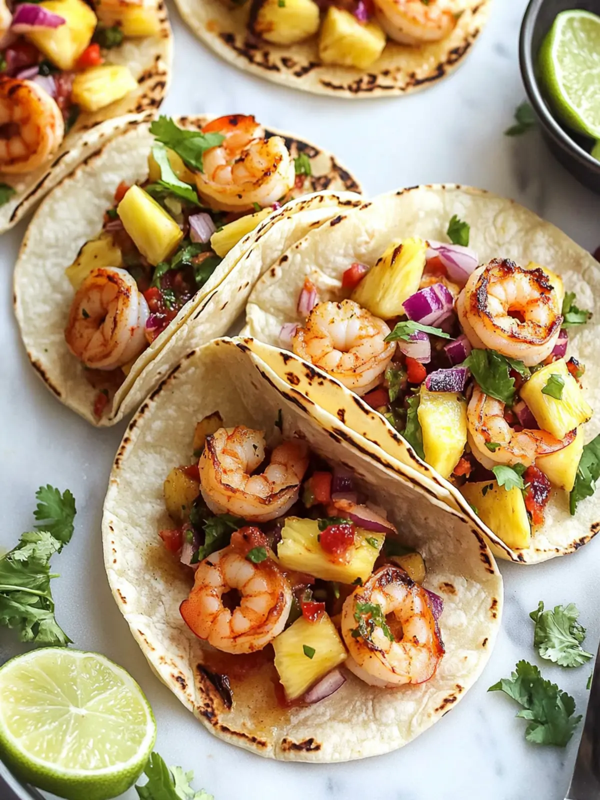 Easy Sheet Pan Shrimp Tacos with Roasted Pineapple Salsa Delight 4 Easy Sheet Pan Shrimp Tacos with Roasted Pineapple Salsa