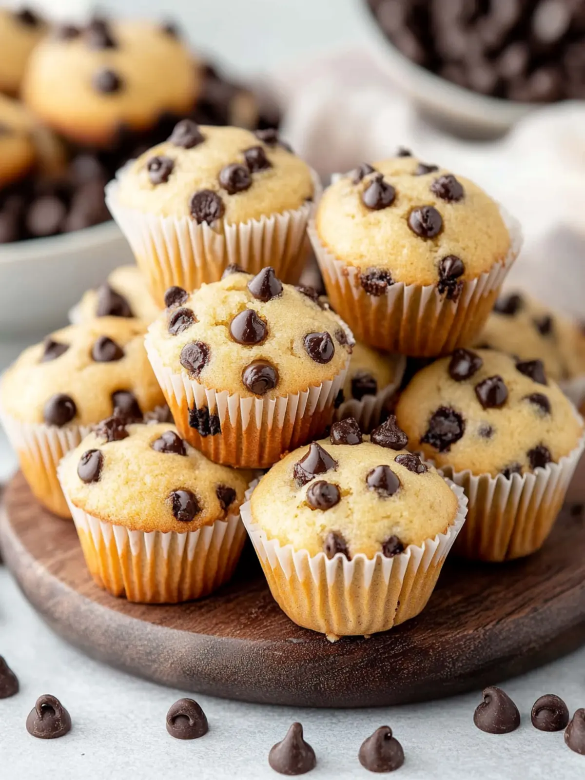 Mini Chocolate Chip Muffins