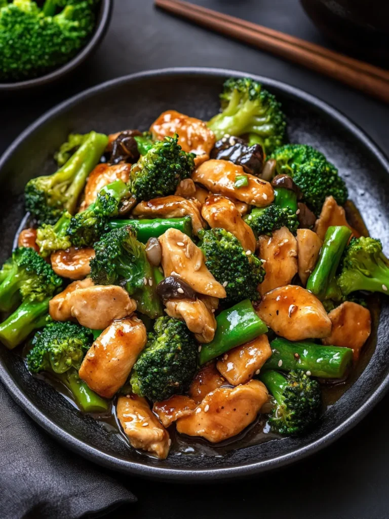 Chinese Chicken and Broccoli Stir Fry