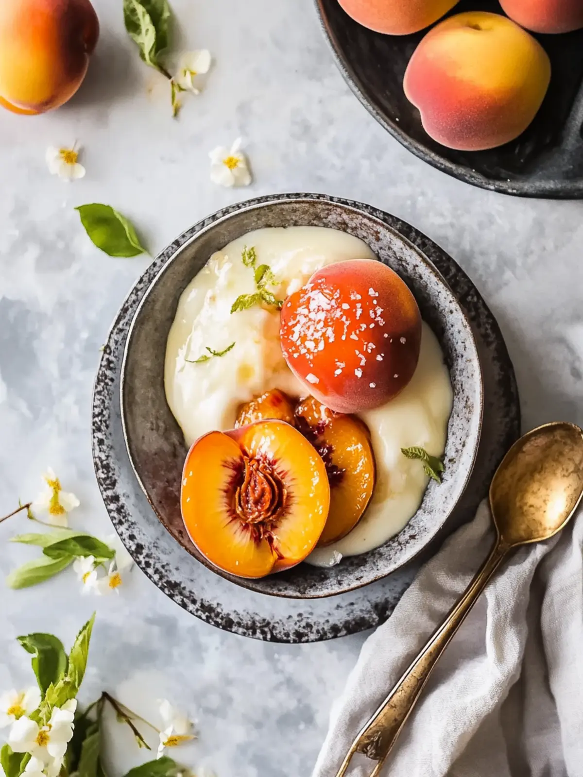 Baked Peaches with Bourbon Crumble That Will Wow Your Tastebuds 4 Baked Peaches