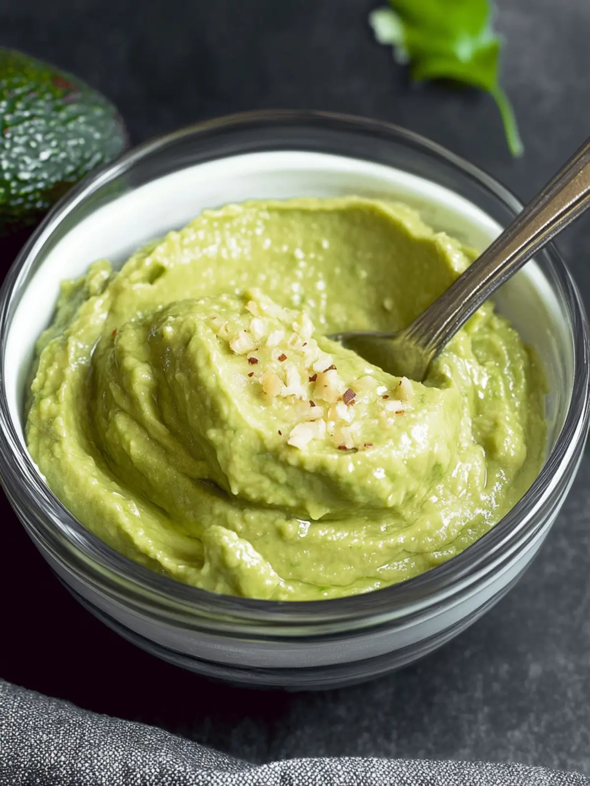 Simple Garlic Avocado Spread