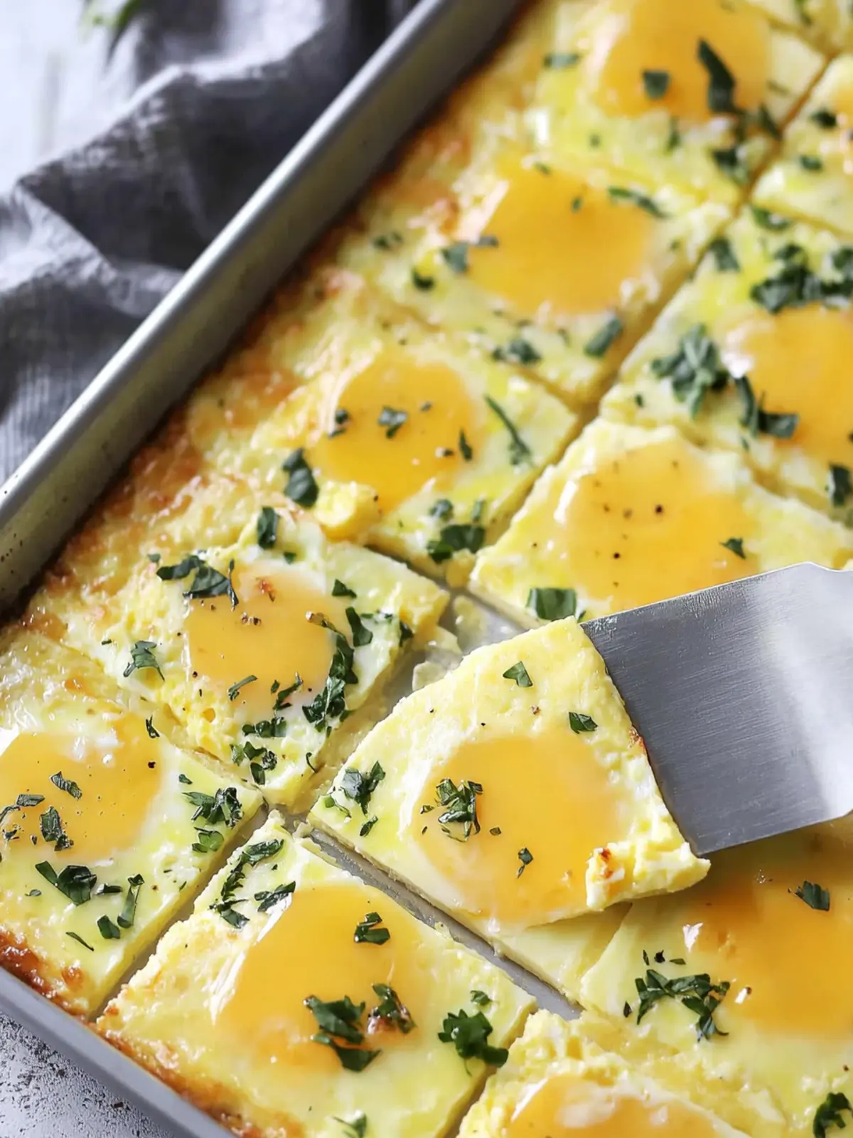 Easy Fluffy Sheet Pan Eggs Recipe for a Cheesy Morning Treat 4 Easy Fluffy Sheet Pan Eggs Recipe