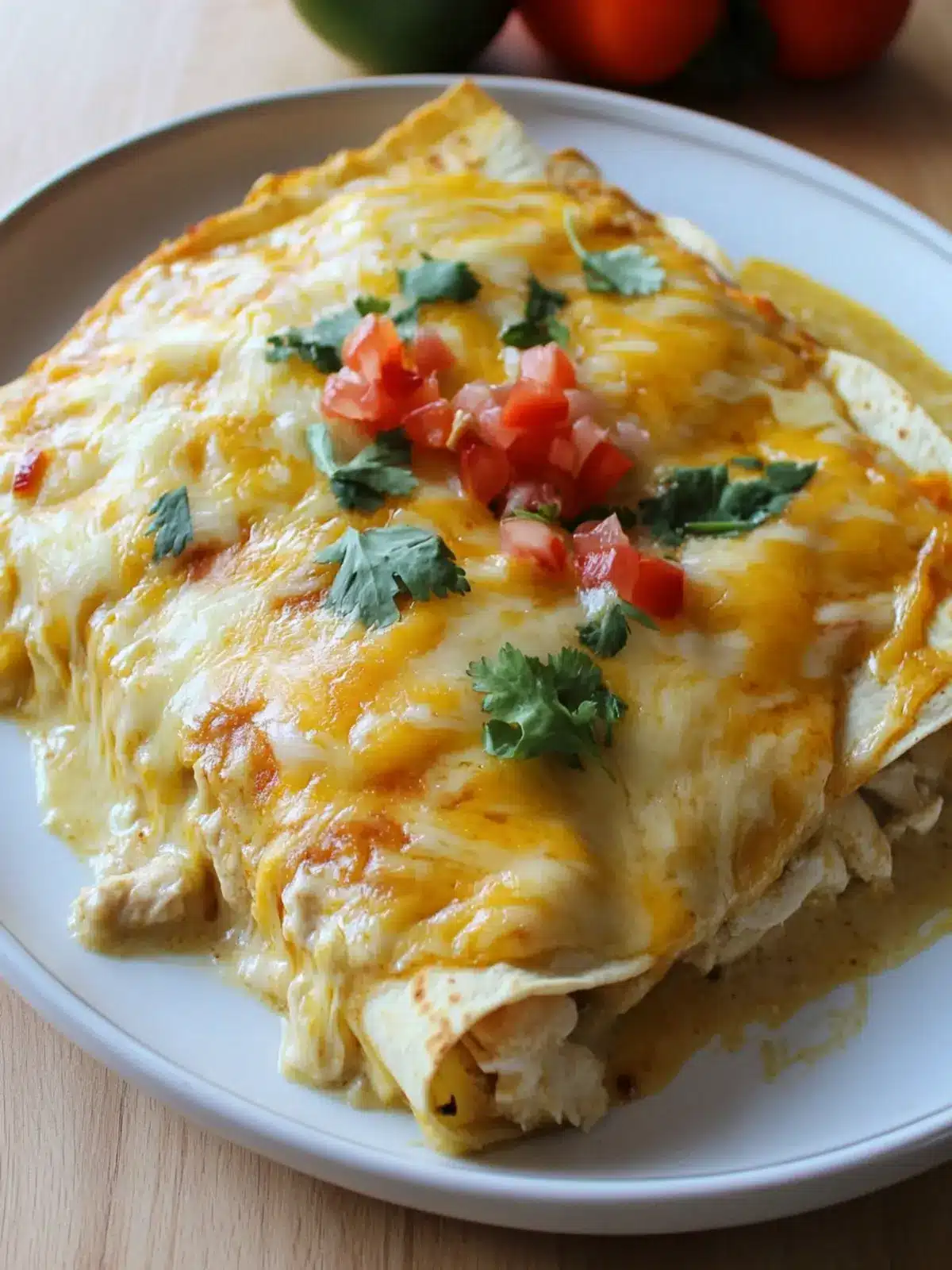 Cheesy Chicken Enchiladas