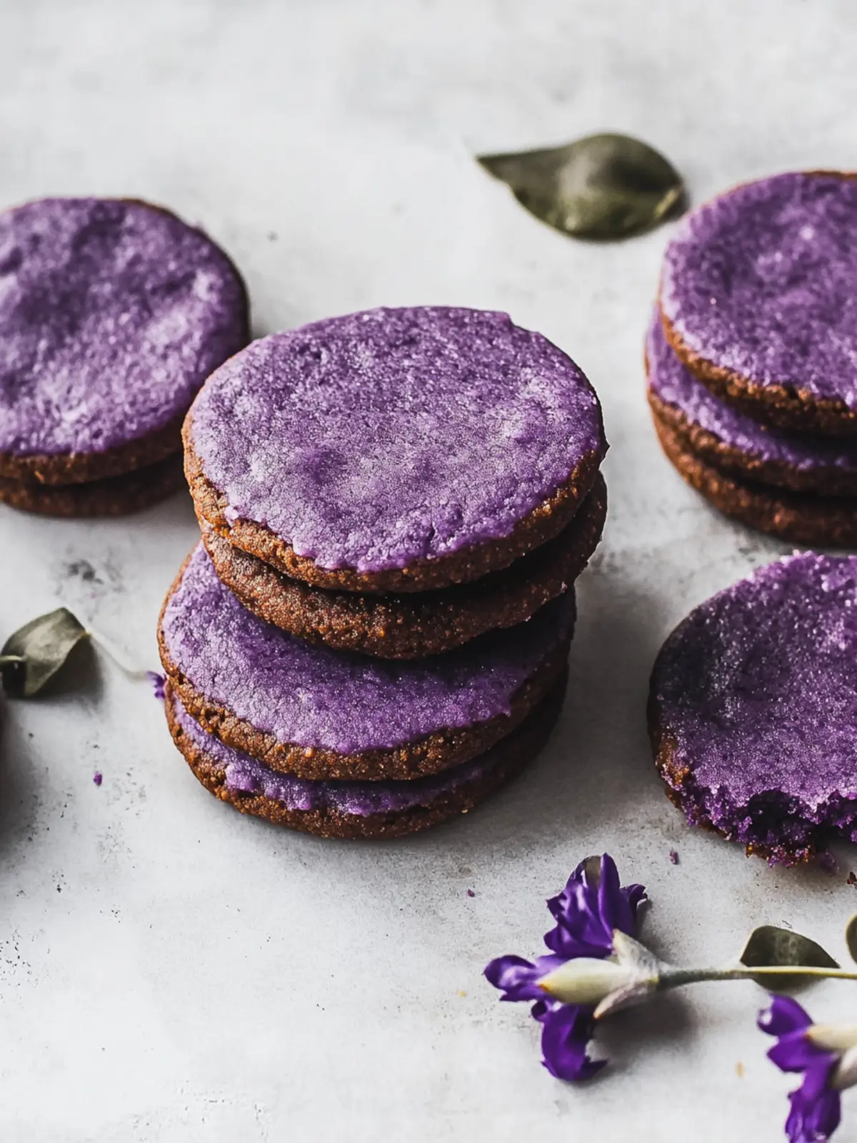 Mouthwatering Vegan Ube Cookies for Sweet Cravings 4 Vegan Ube Cookies