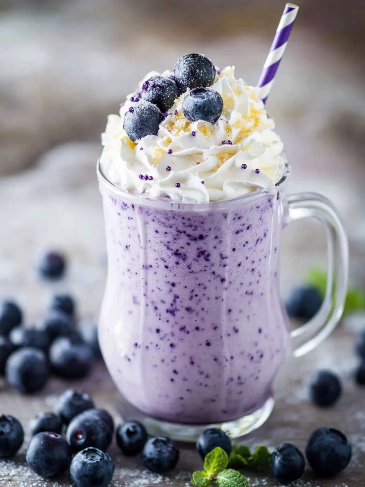 Blueberry Cheesecake Milkshake: Indulge in Sweet Bliss 2 Blueberry Cheesecake Milkshake
