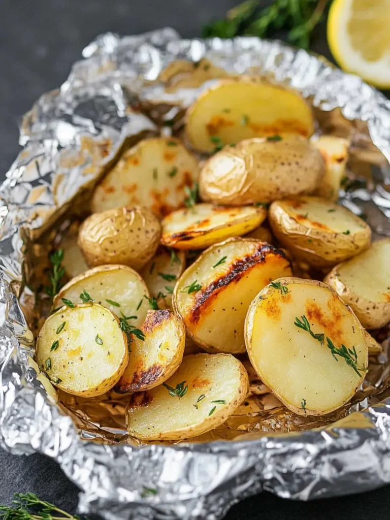 Grilled Potatoes in Foil