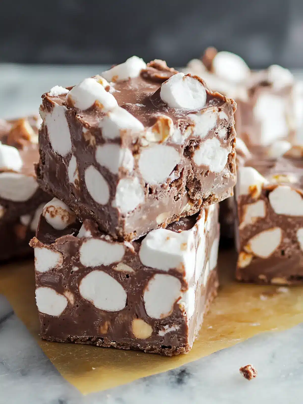 Rocky Road Candy Bars