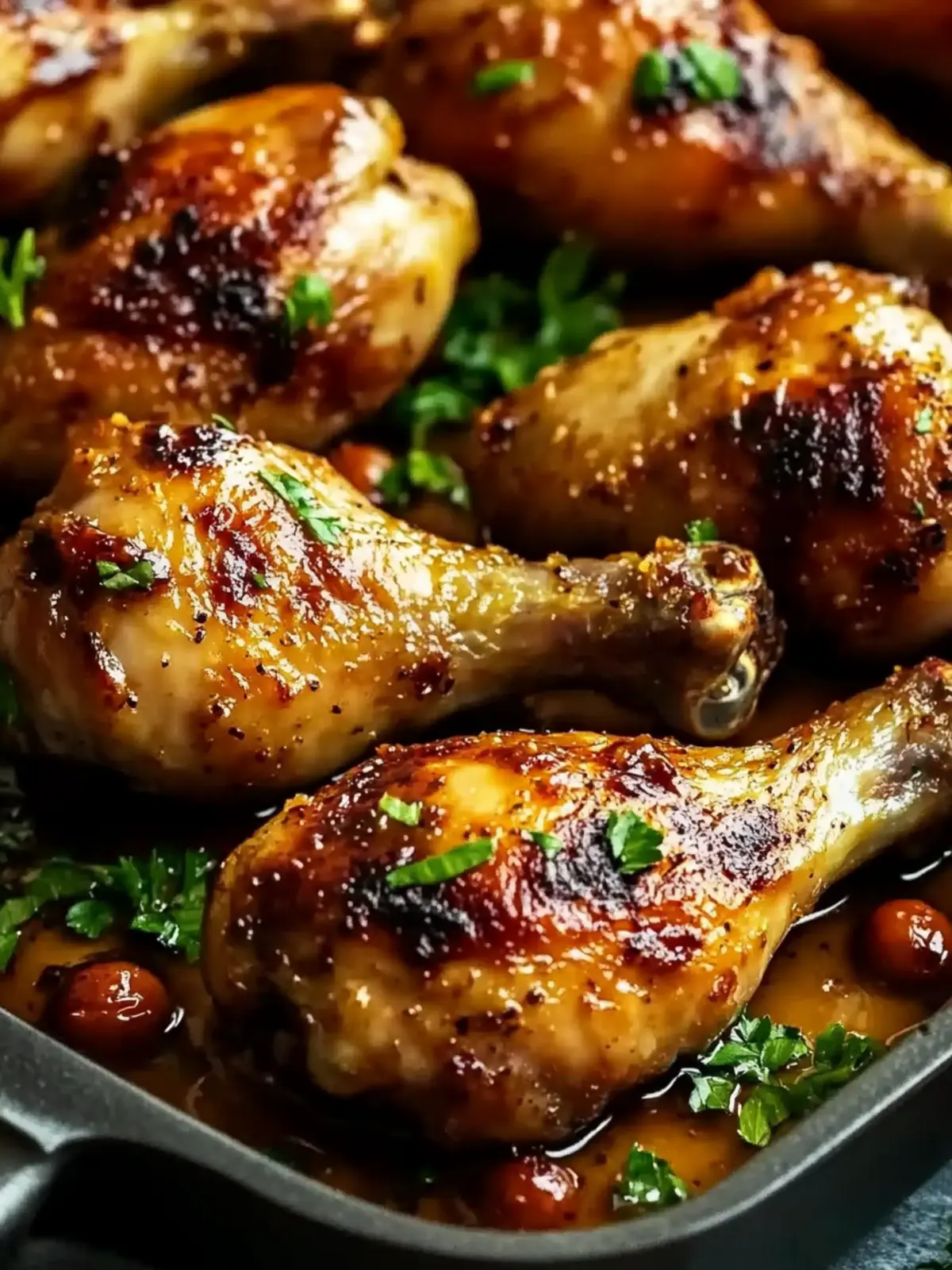 Honey Garlic Baked Chicken Drumsticks