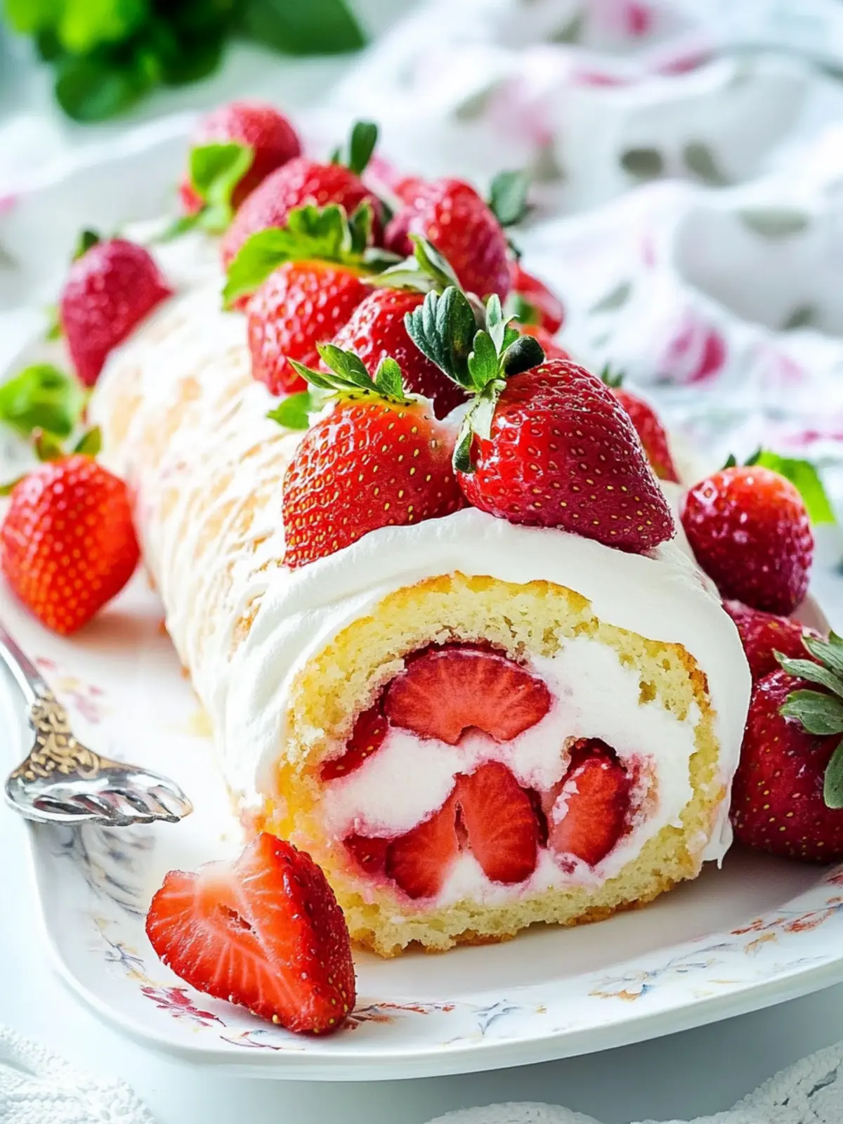 Delicious Easy Strawberry Cake Roll for Sweet Moments 2 Easy Strawberry Cake Roll