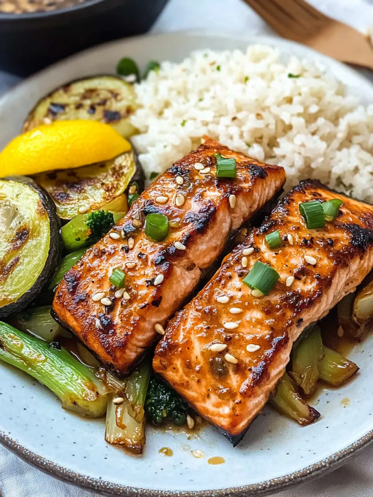 Easy Hibachi Salmon Recipe