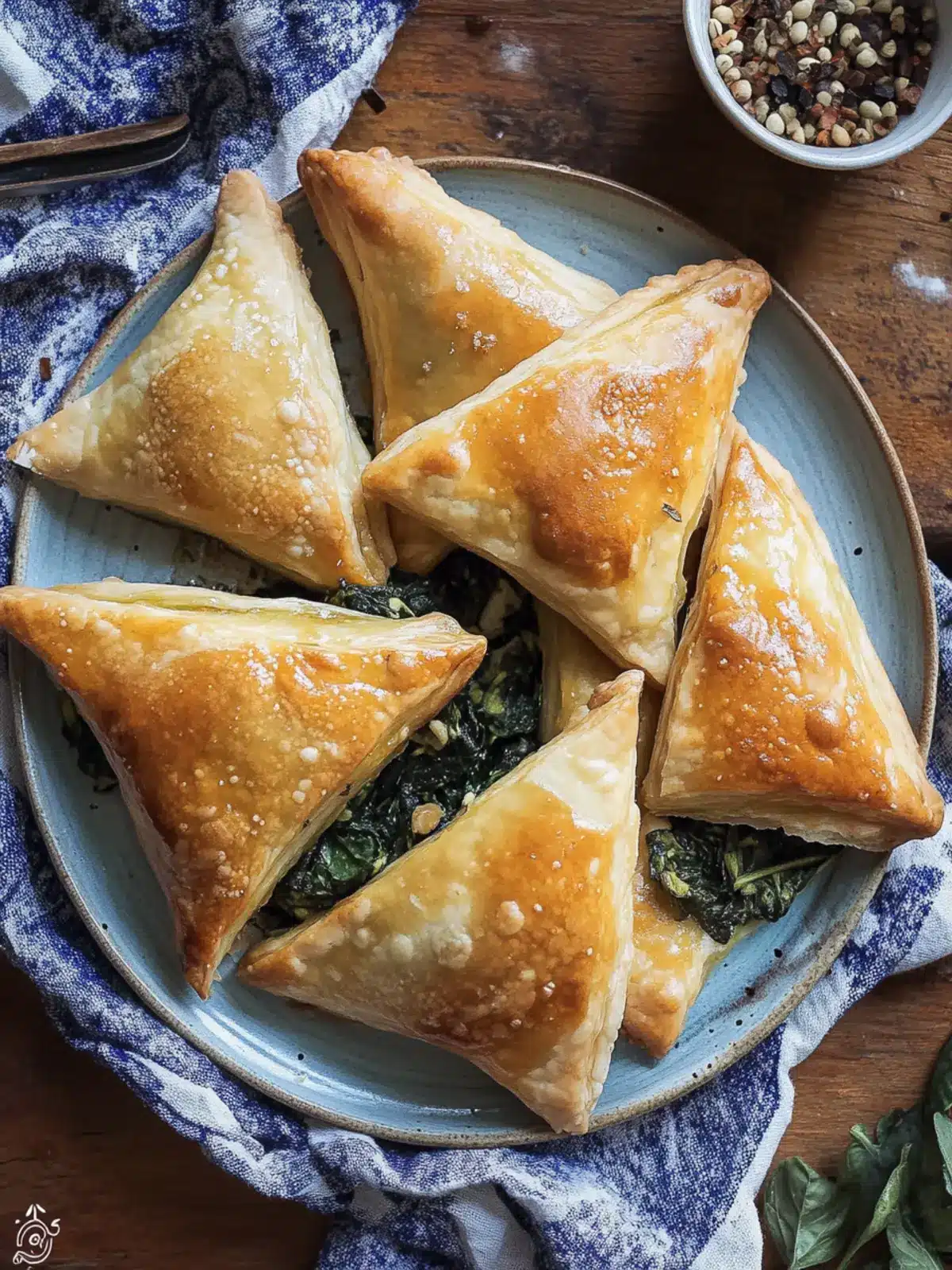 Spinach Fatayer (Hand Pies)