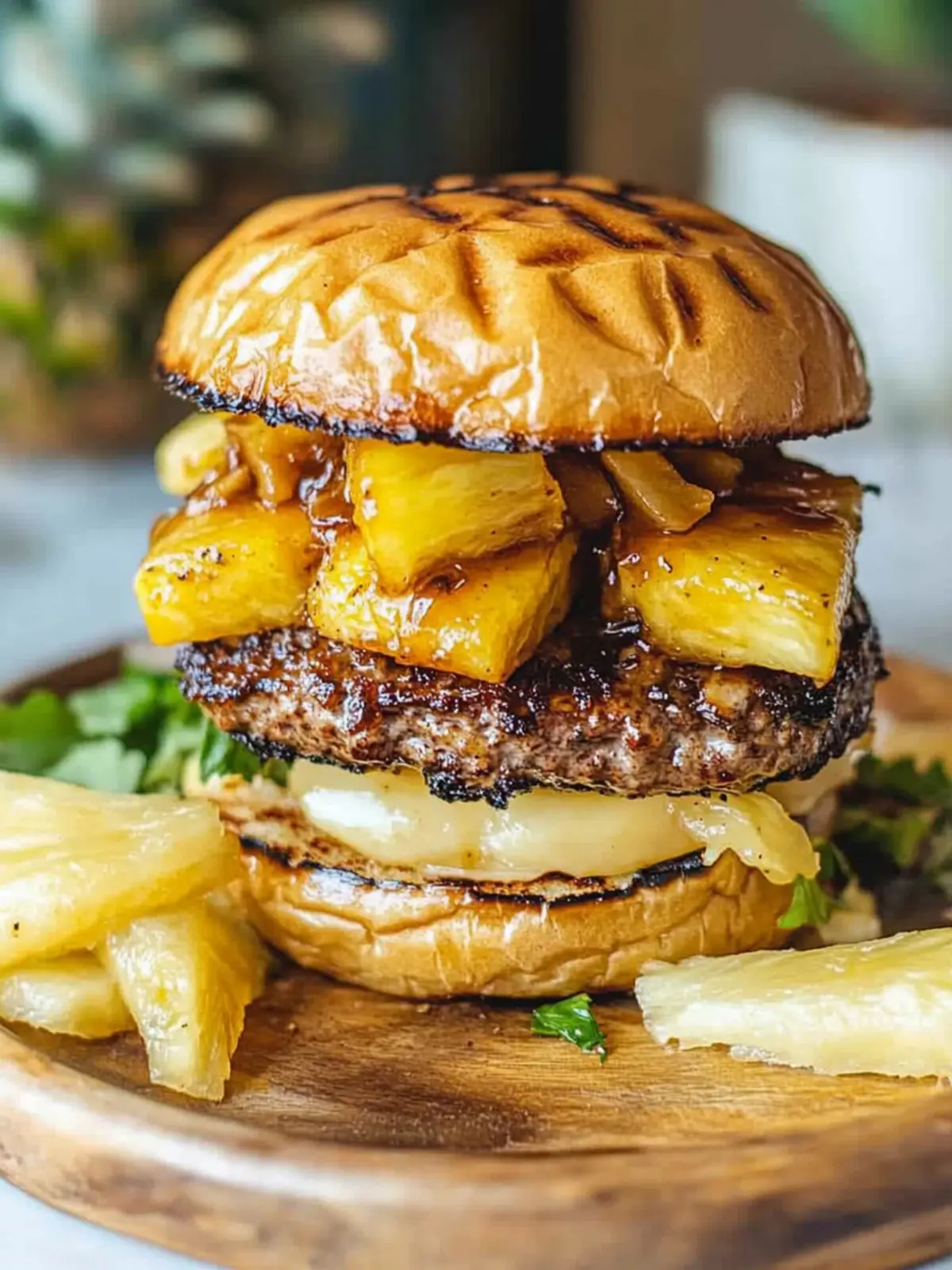 Flavor-Packed Jamaican Jerk Burger with Caramelized Pineapples 3 Jamaican Jerk Burger with Caramelized Pineapples