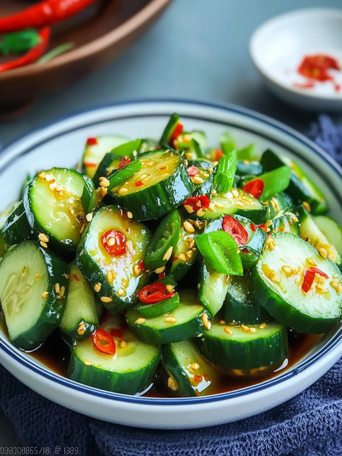 Chinese Spicy Cucumber Salad