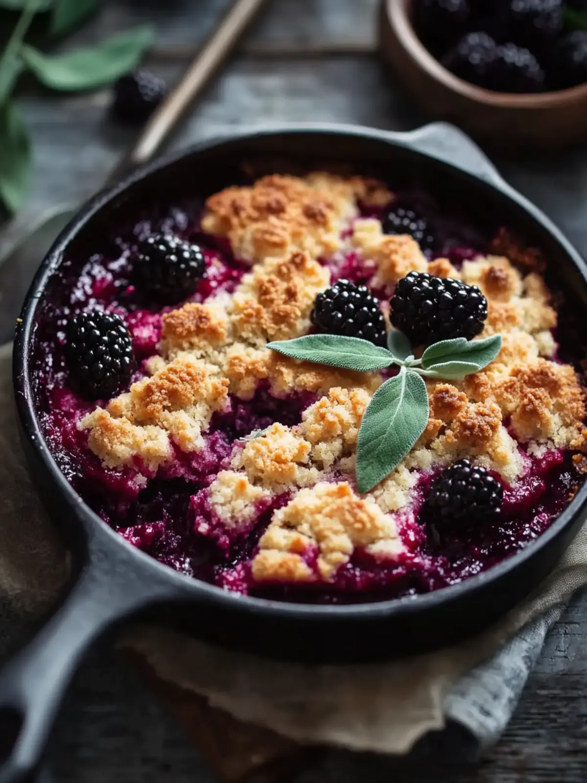 Dark Clouds Blackberry & Sage Cobbler