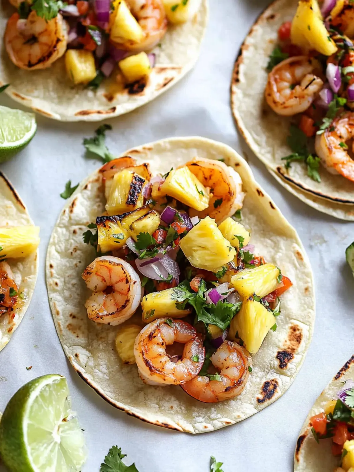 Easy Sheet Pan Shrimp Tacos with Roasted Pineapple Salsa Delight 2 Easy Sheet Pan Shrimp Tacos with Roasted Pineapple Salsa
