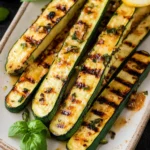 Grilled Zucchini Spears with Lemon Zest for a Fresh Twist 6 Grilled Zucchini Spears