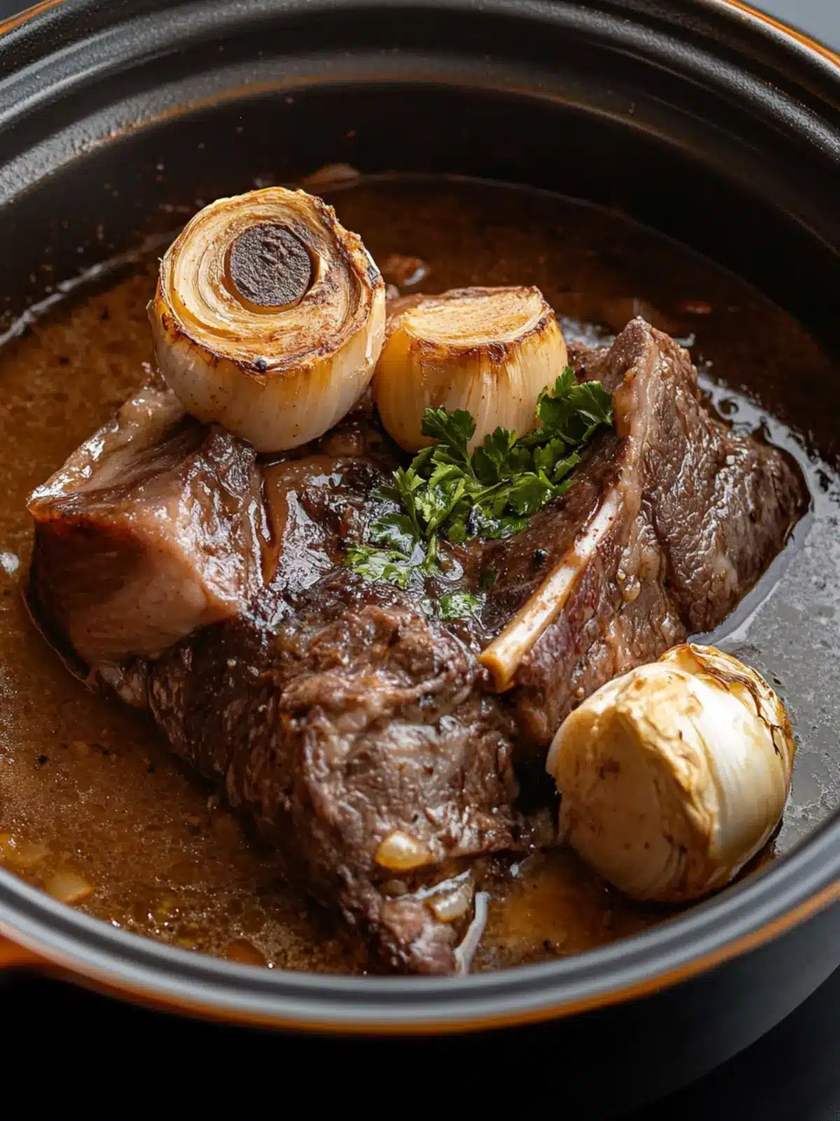 Melt-in-Your-Mouth Slow Cooker Beef Shin with Gravy Magic 2 Slow Cooker Beef Shin with Gravy