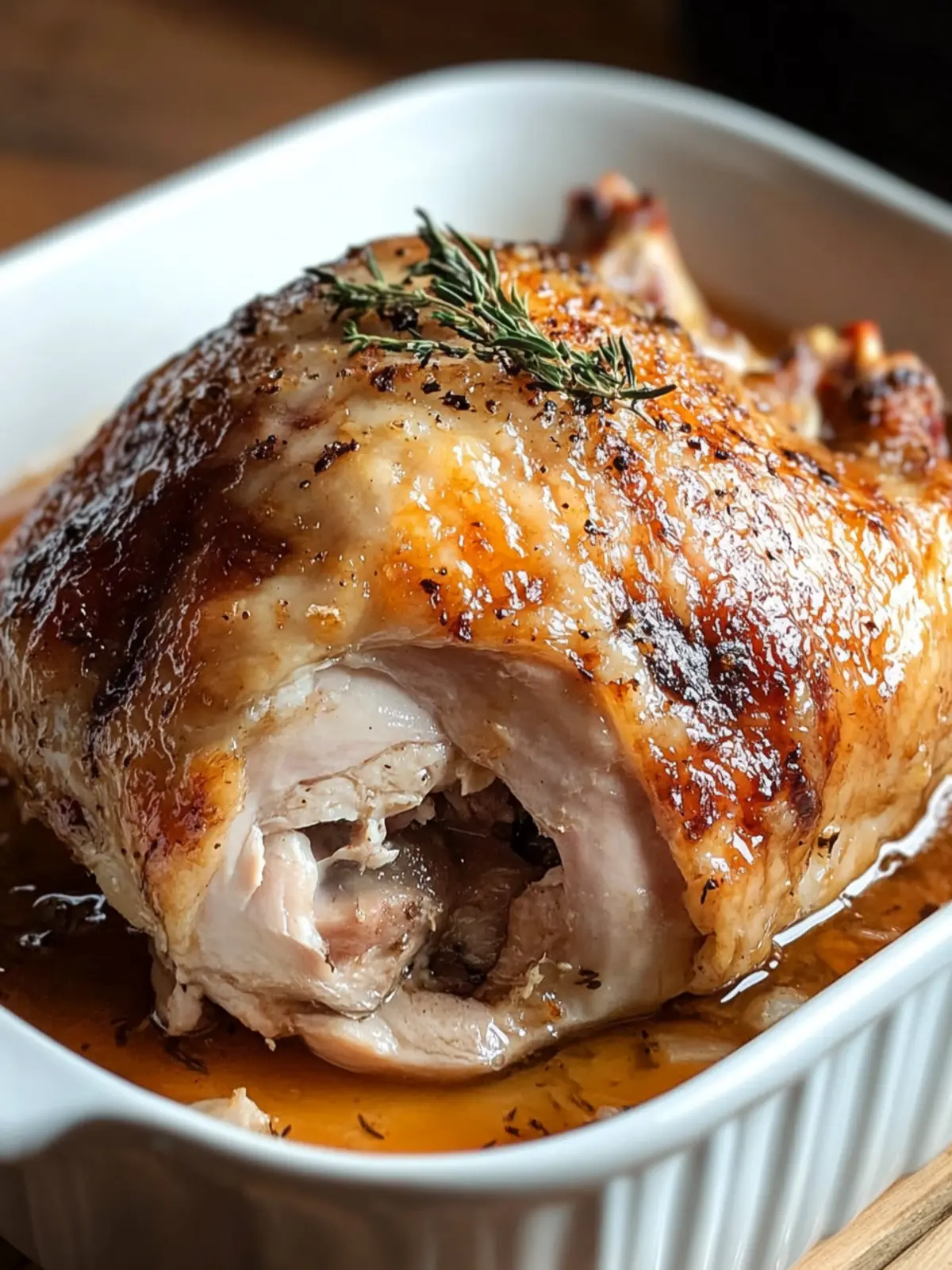 Savory Turkey Thigh Slow Cooked in the Oven for Tender Bliss 5 Turkey Thigh Slow Cooked in the Oven