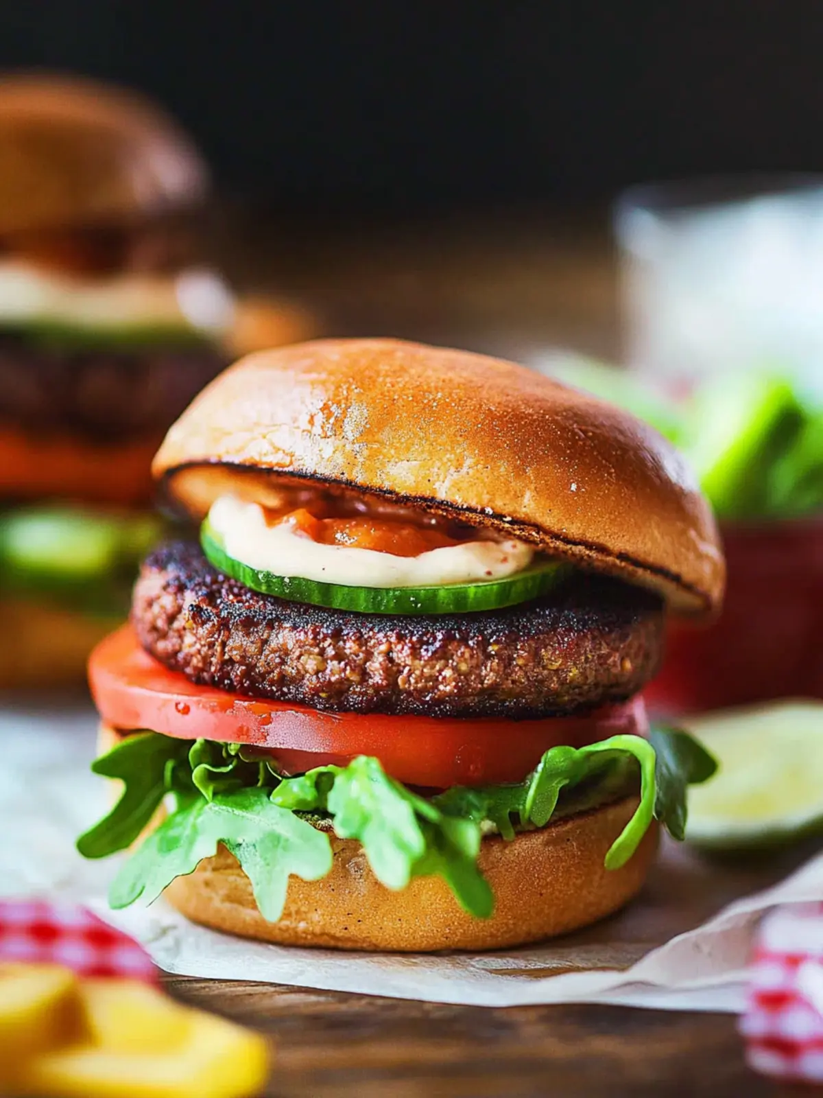 Plant-Based California Burger