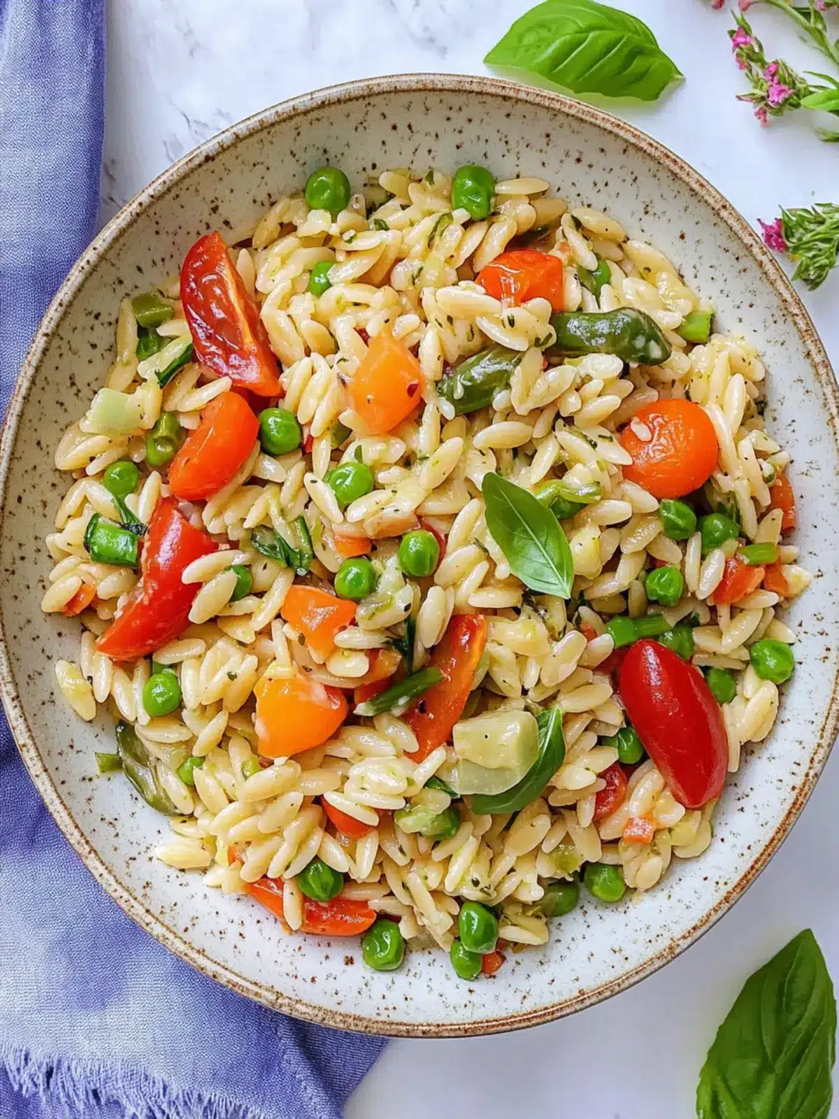 Delicious Orzo Primavera Salad to Brighten Your Dinner Table 3 Orzo Primavera