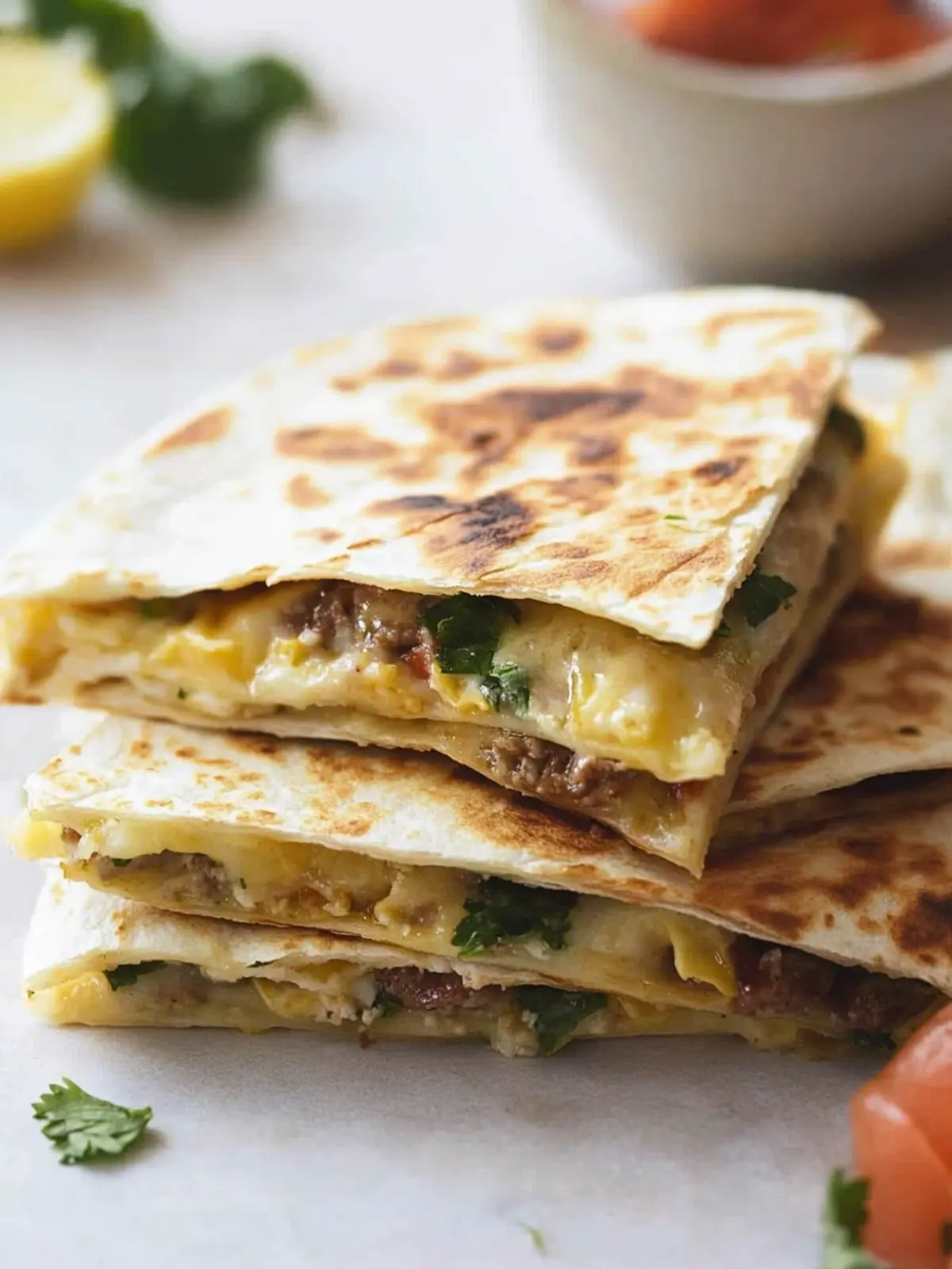 Ultimate Breakfast Quesadillas: Quick, Tasty, and Filling! 4 Breakfast Quesadillas