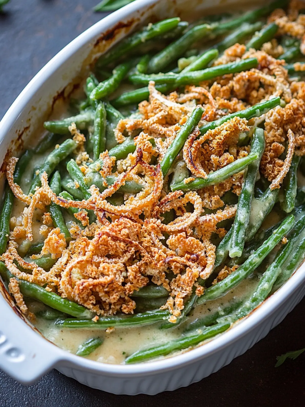 Delicious Homemade Green Bean Casserole from Scratch Today 2 Homemade Green Bean Casserole from Scratch