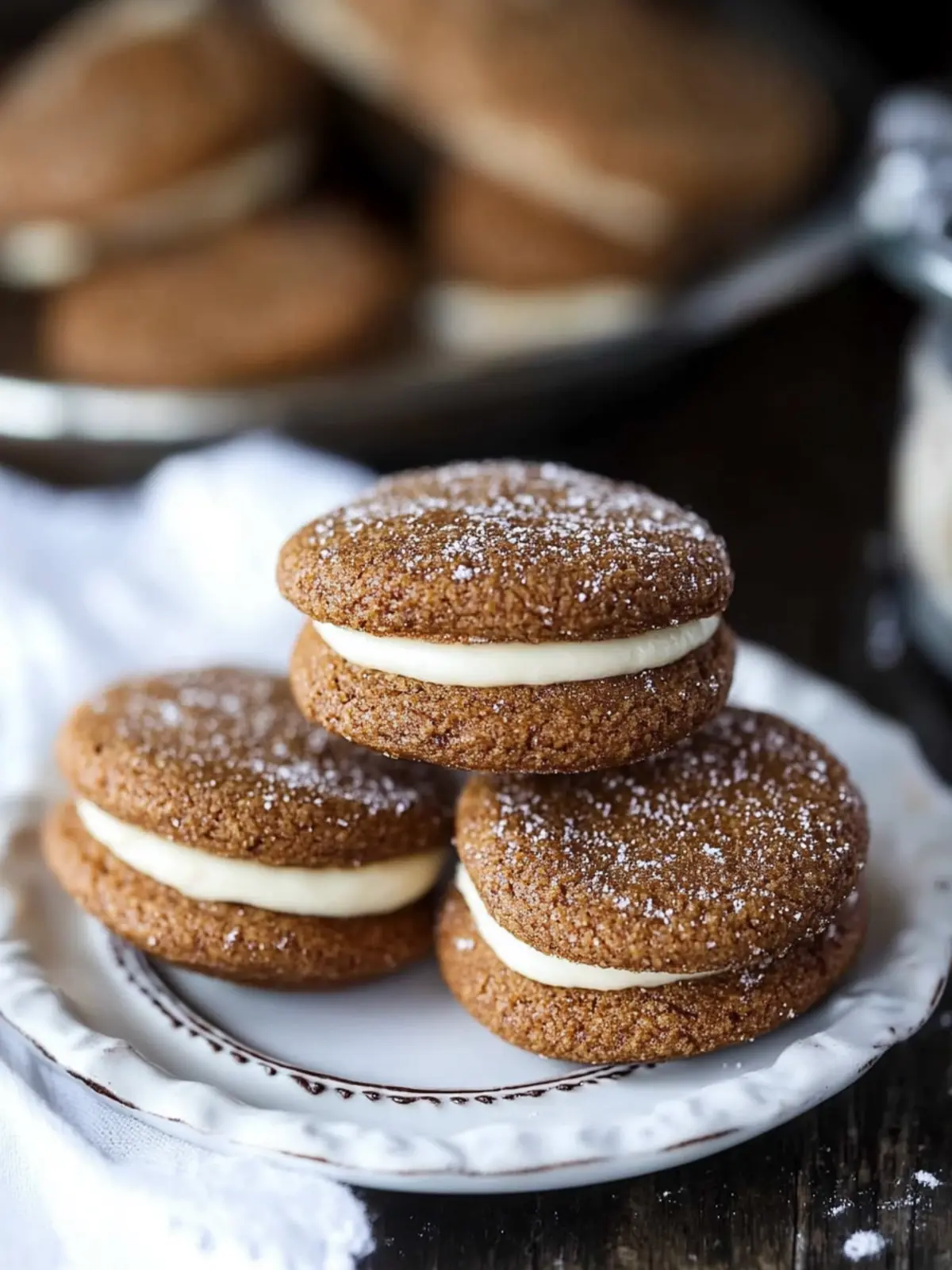 Irresistible Ginger Molasses Sandwich Cookies to Savor 3 Ginger Molasses Sandwich Cookies